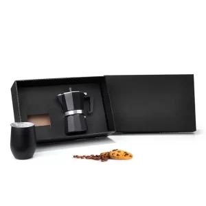 Kit Para Café Com Cafeteira Italiana - 2 Pçs
